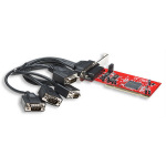 Scheda PCI 4 Porte Seriali RS232 Low Profile